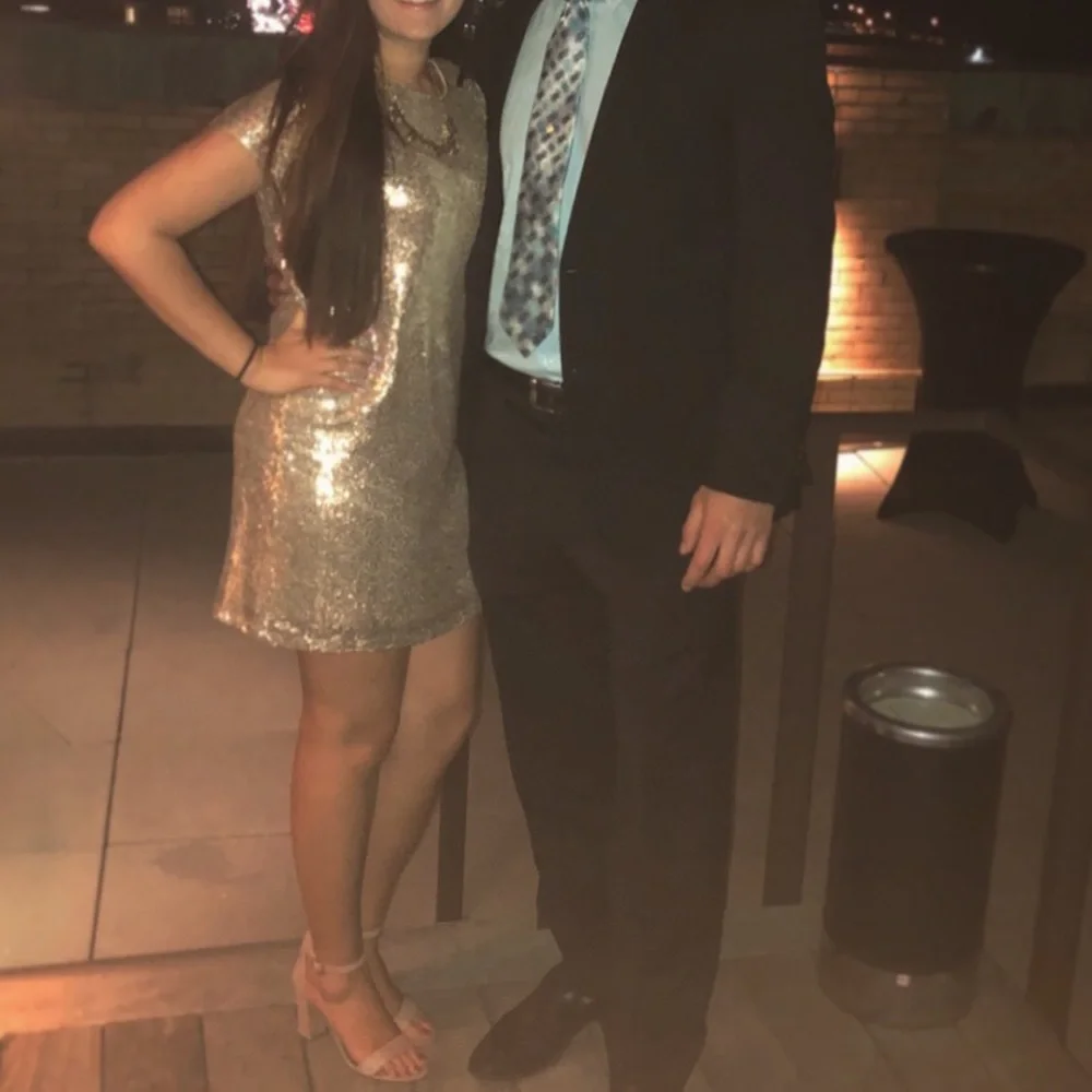 LULU’S - Gold Sequin Mini Dress - Picture 11 of 11